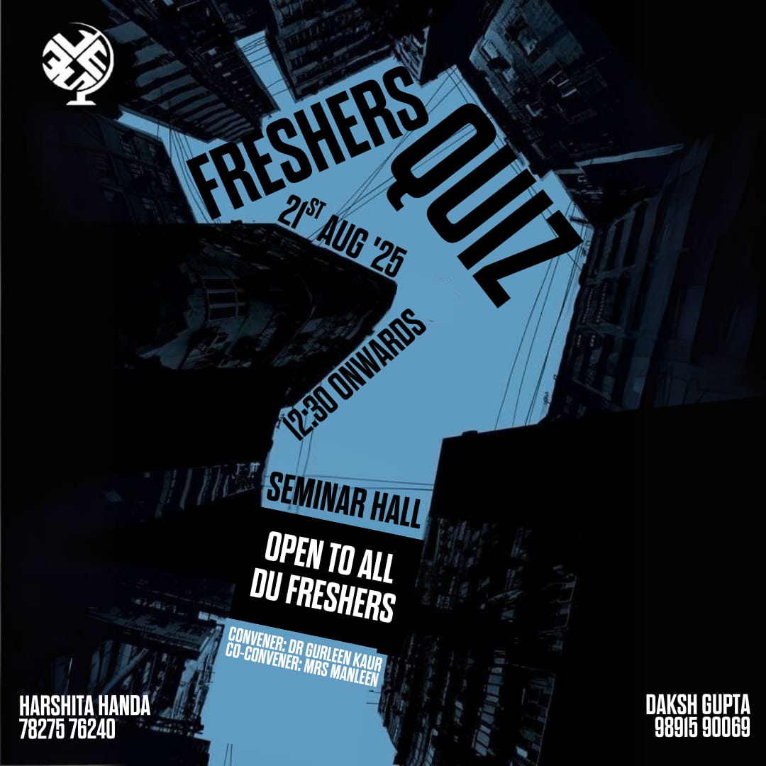 Annual Fresher’s Quiz