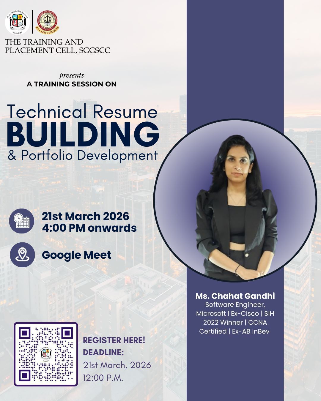 Technical Resume Building and Portfolio Development